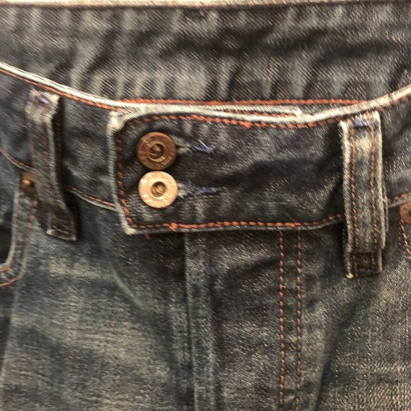 Diesel men lightly distressed jeans, fly buttons, 30 - Picture 5 of 11